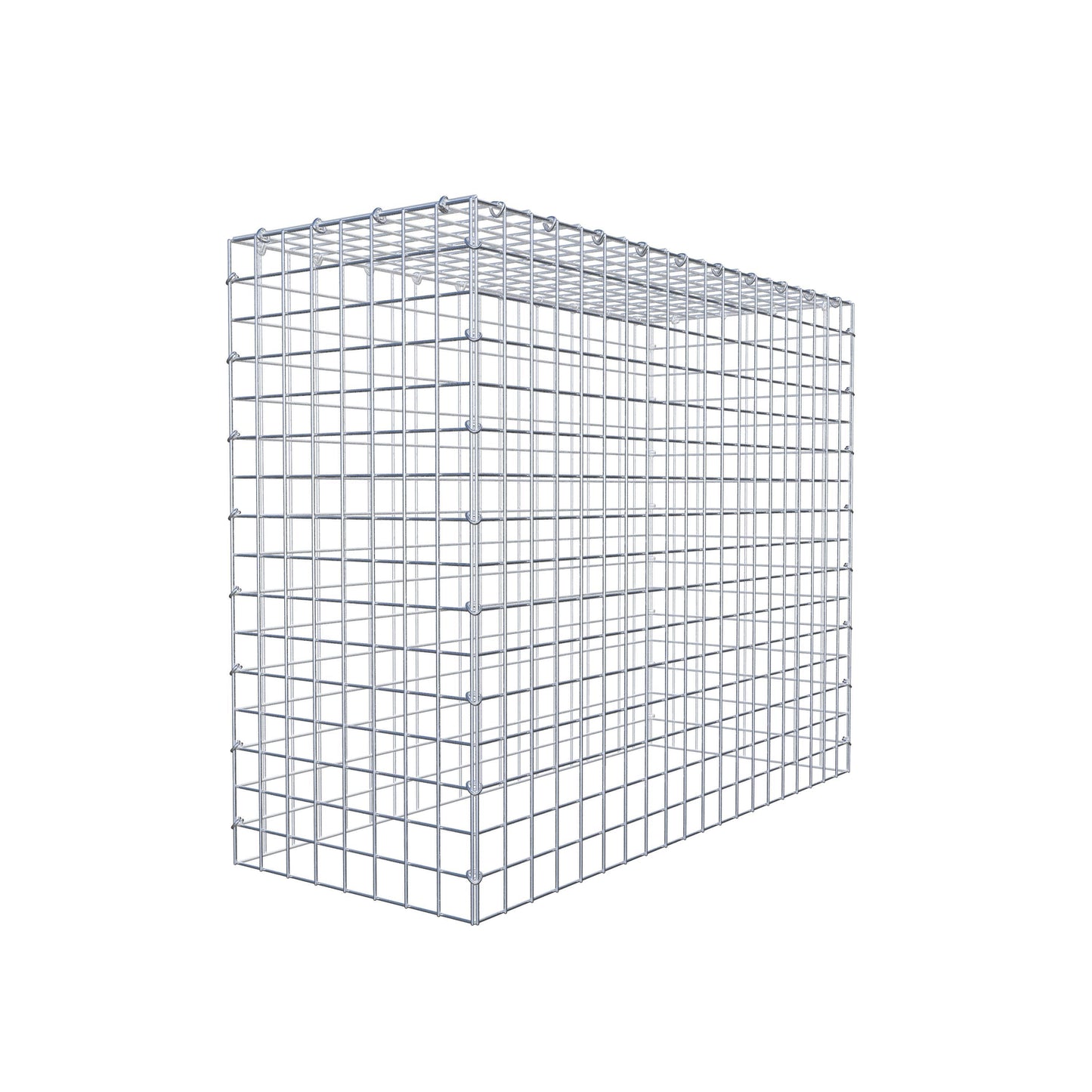Fourche rapportée type 3 100 cm x 80 cm x 40 cm (L x H x P), mailles 5 cm x 5 cm, anneau en C
