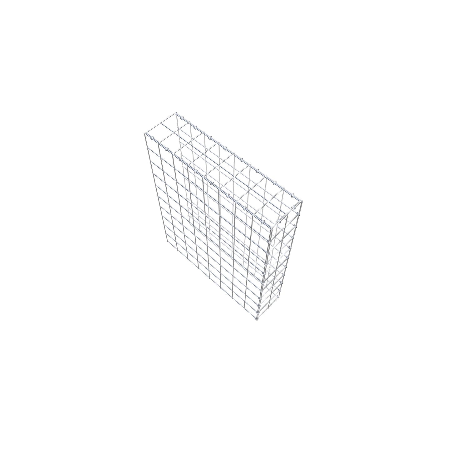 Add-on schanskorf type 4 100 cm x 80 cm x 20 cm (L x H x D), maaswijdte 10 cm x 10 cm, C-ring