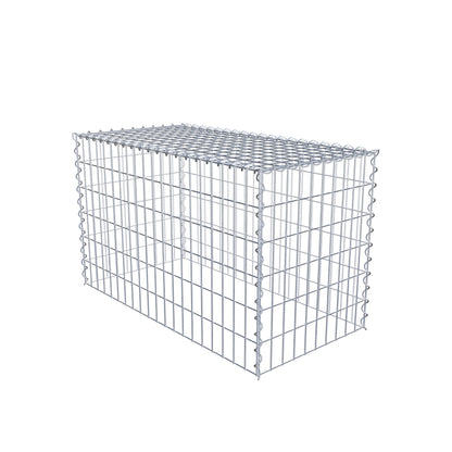Add-on schanskorf type 3 100 cm x 60 cm x 50 cm (L x H x D), maaswijdte 5 cm x 10 cm, spiraalvormig