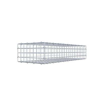 Gabion 100 cm x 20 cm x 40 cm (L x H x D), maskstorlek 5 cm x 5 cm, C-ring