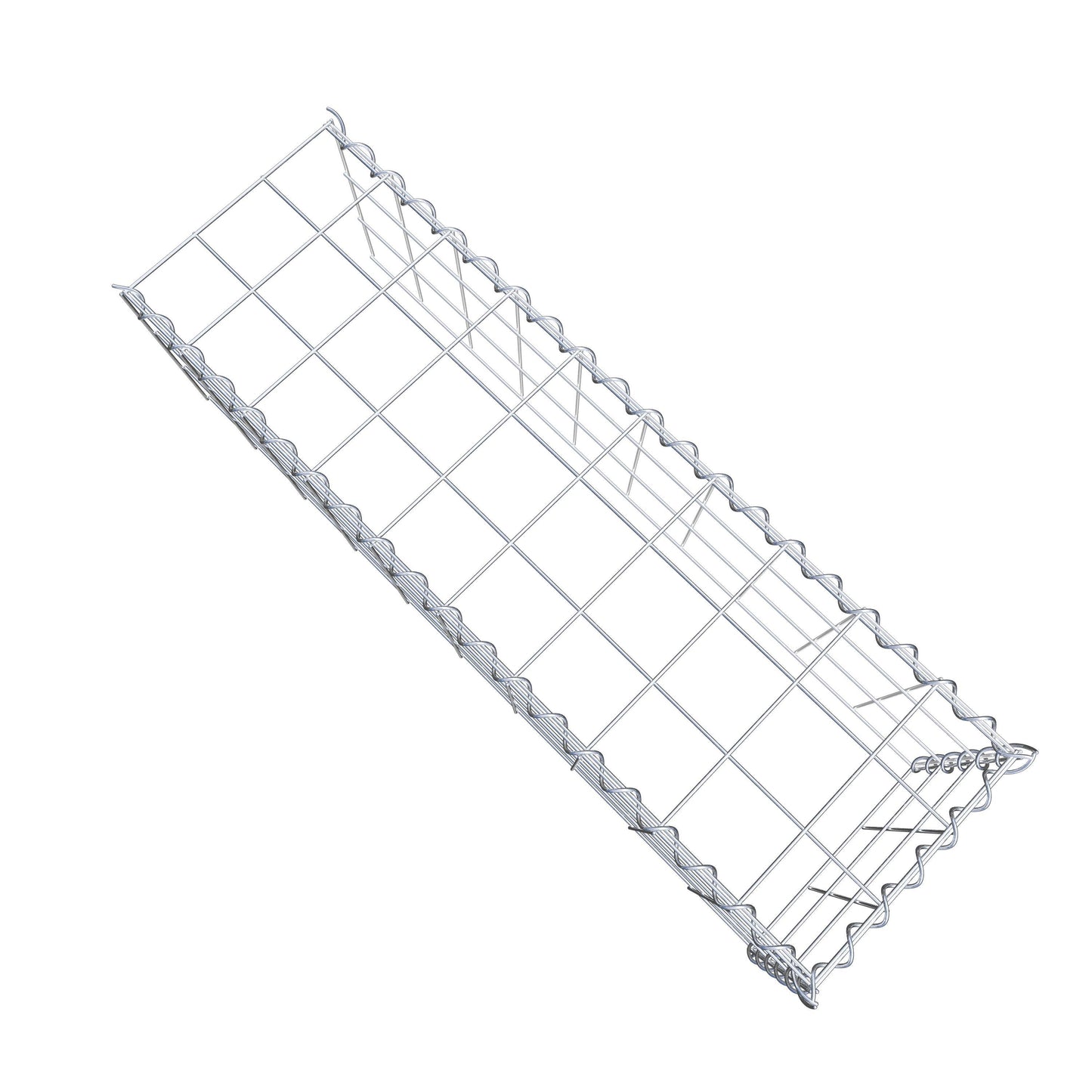 Gavión complementario tipo 4 100 cm x 30 cm x 30 cm (L x A x P), malla 10 cm x 10 cm, espiral