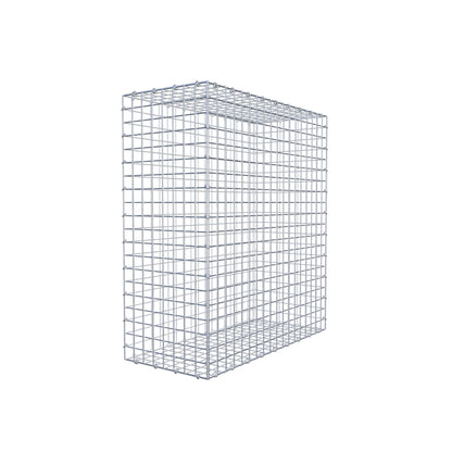 Gabbione 100 cm x 90 cm x 40 cm (L x H x P), maglia 5 cm x 5 cm, anello a C