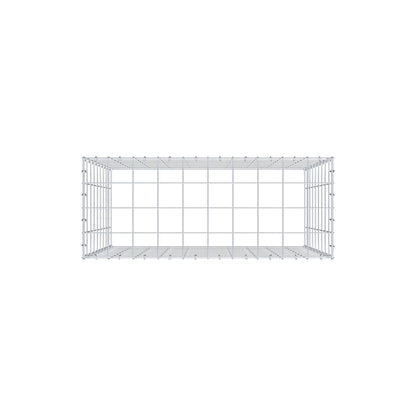 Anbaugabione Typ 3 100 cm x 90 cm x 40 cm (L x H x T), Maschenweite 10 cm x 10 cm, C-Ring