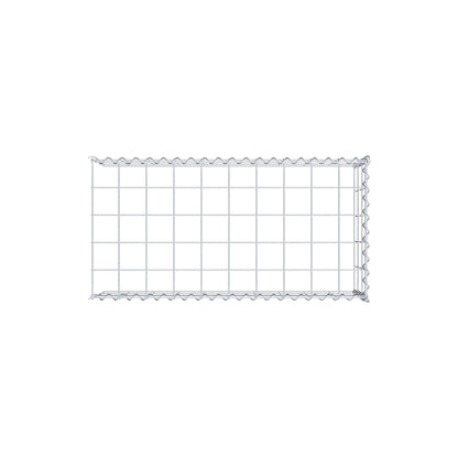 Grown-on gabion type 4 100 cm x 30 cm x 50 cm (L x H x D), mesh size 10 cm x 10 cm, spiral