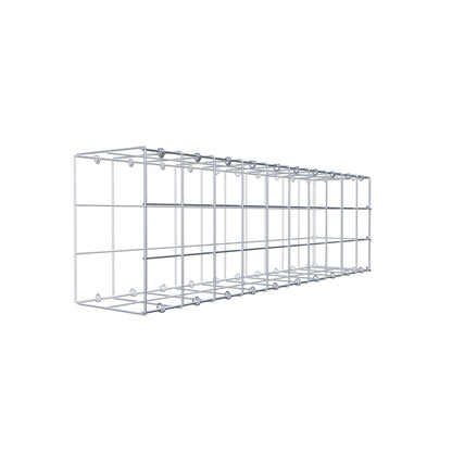 Gavión complementario de tipo 2 100 cm x 30 cm x 20 cm (L x A x P), malla 10 cm x 10 cm, anillo en C