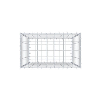 Gabião 100 cm x 70 cm x 40 cm (C x A x P), malhagem 10 cm x 10 cm, anel C