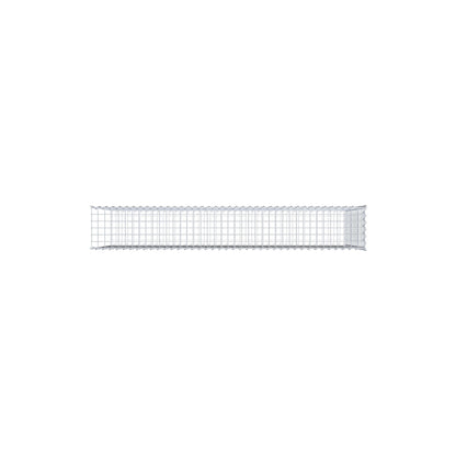Gabion rapporté type 2 200 cm x 100 cm x 30 cm (L x H x P), mailles 5 cm x 5 cm, spirale