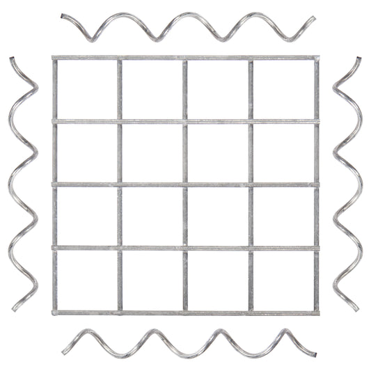 Cobertura para coluna MW 5 x 5 cm incluindo 4 espirais de montagem