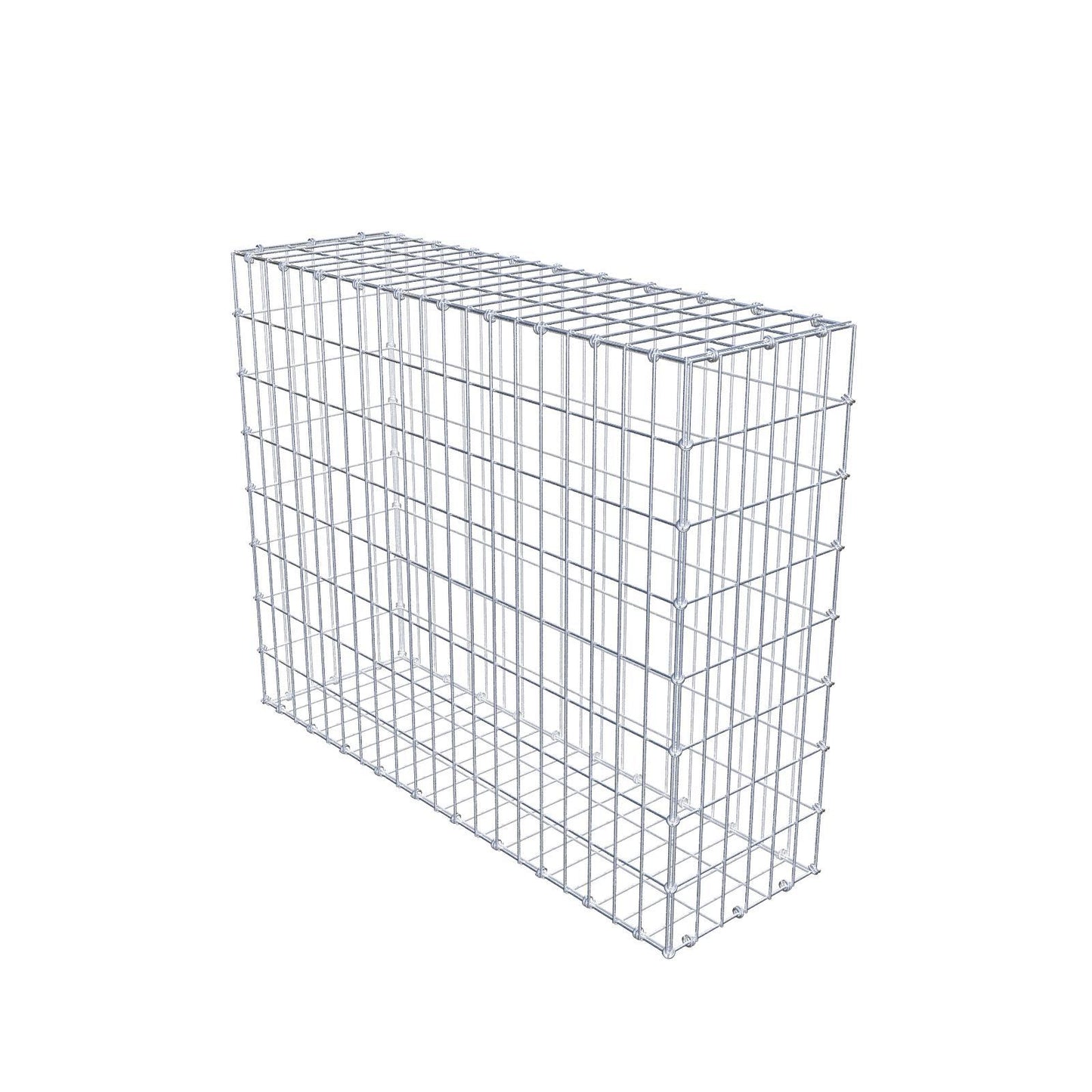Schanskorf 100 cm x 80 cm x 30 cm (L x H x D), maaswijdte 5 x 10 cm, spiraalring