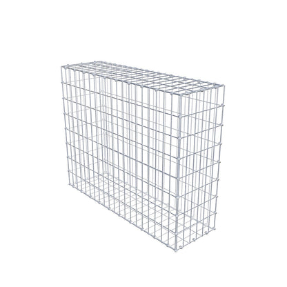 Schanskorf 100 cm x 80 cm x 30 cm (L x H x D), maaswijdte 5 x 10 cm, spiraalring