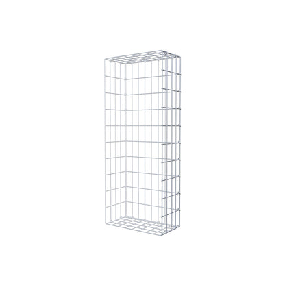 Opzetpaal type 2 100 cm x 20 cm x 40 cm, maaswijdte 5 cm x 10 cm, C-ring