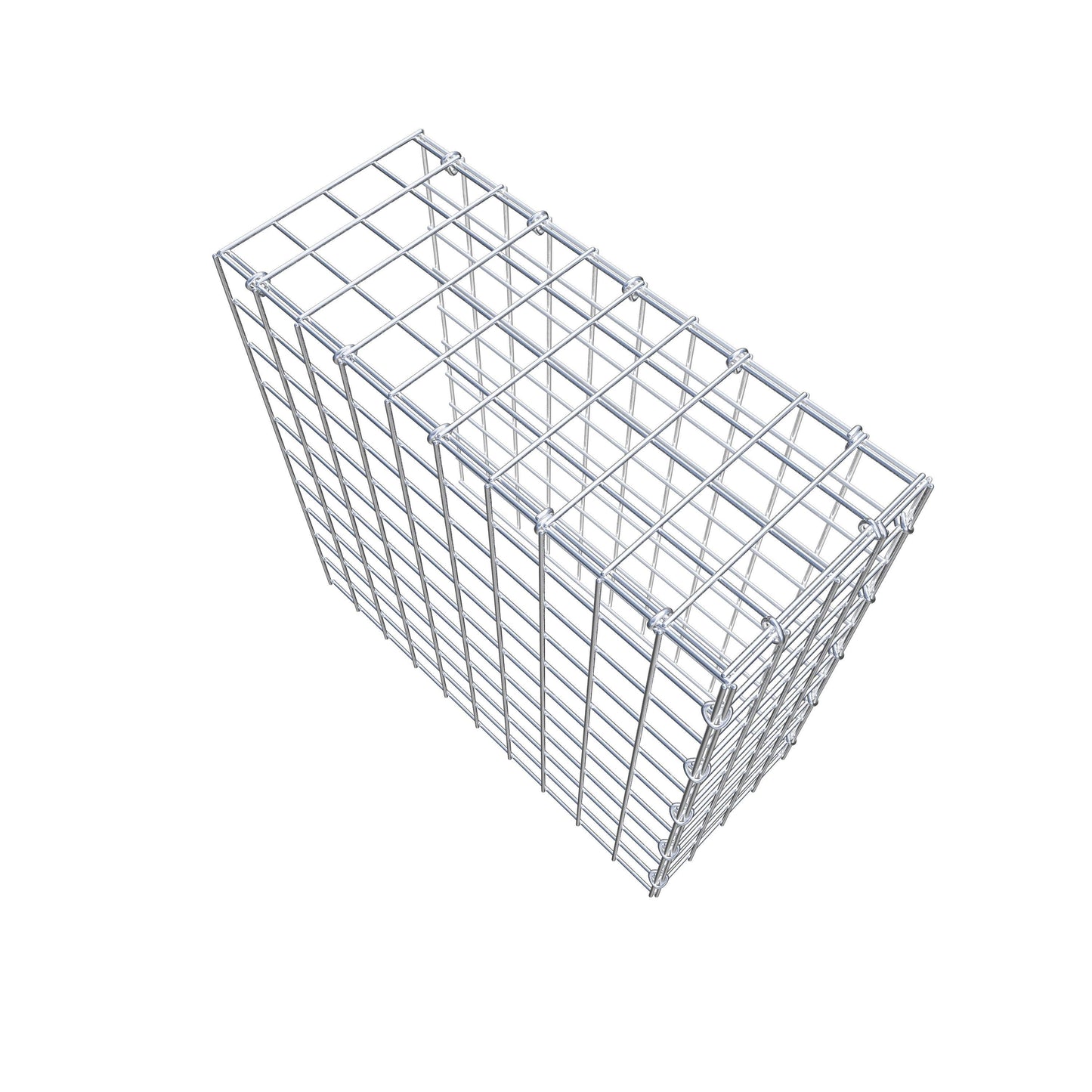 Add-on schanskorf type 4 50 cm x 50 cm x 20 cm (L x H x D), maaswijdte 5 cm x 5 cm, C-ring