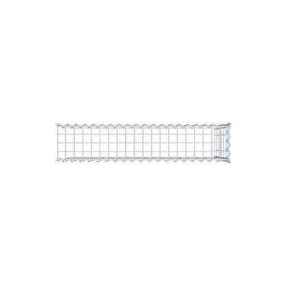 Opvokset gabion type 4 100 cm x 60 cm x 20 cm (L x H x D), maskestørrelse 5 cm x 10 cm, spiral