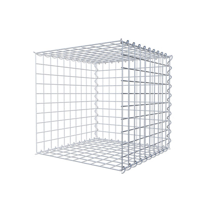 Aangegroeide schanskorf type 2 50 cm x 50 cm x 50 cm (L x H x D), maaswijdte 5 cm x 5 cm, spiraal