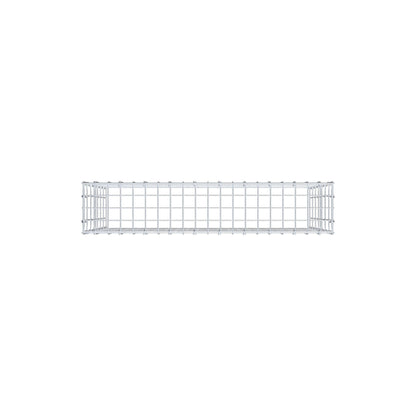 Type 3 oplegkorf 100 cm x 70 cm x 20 cm (L x H x D), maaswijdte 5 cm x 10 cm, C-ring