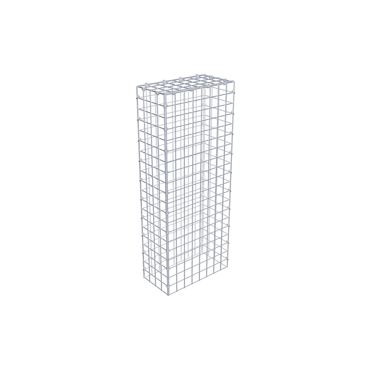 Type 3 oplegkorf 100 cm x 20 cm x 40 cm (L x H x D), maaswijdte 5 cm x 5 cm, C-ring