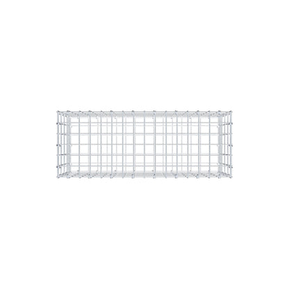 Gabbione 80 cm x 40 cm x 30 cm (L x H x P), maglia 5 cm x 10 cm, anello a C