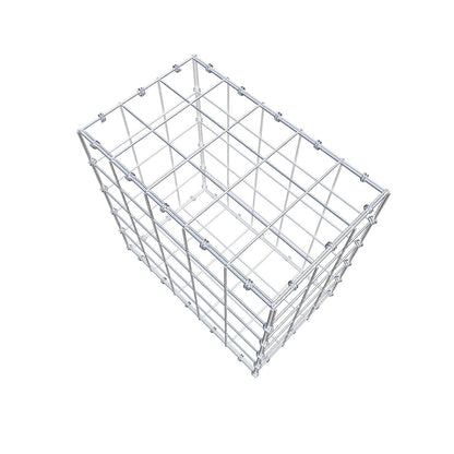 Gabião 50 cm x 50 cm x 30 cm (C x A x P), malhagem 10 x 10 cm, anel espiral