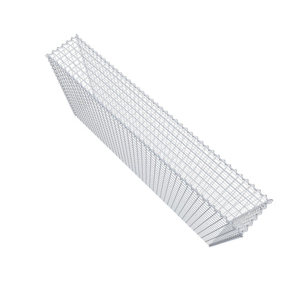 Add-on schanskorf type 3 200 cm x 100 cm x 30 cm (L x H x D), maaswijdte 5 cm x 5 cm, spiraalvormig