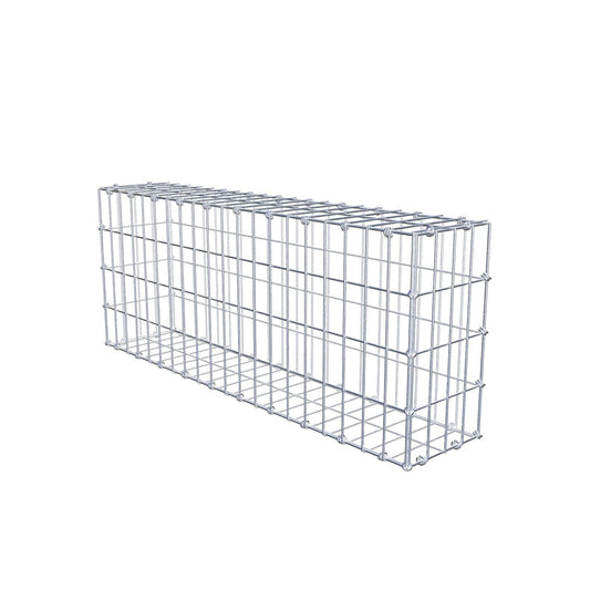 Gabion 100 cm x 40 cm x 20 cm (L x H x D), mesh size 5 x 10 cm, spiral ring