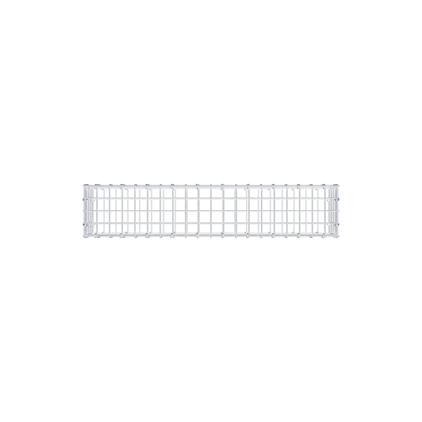 Gabião 100 cm x 20 cm x 20 cm (C x A x P), malhagem 5 cm x 5 cm, anel C