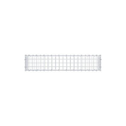 Gabião 100 cm x 20 cm x 20 cm (C x A x P), malhagem 5 cm x 5 cm, anel C