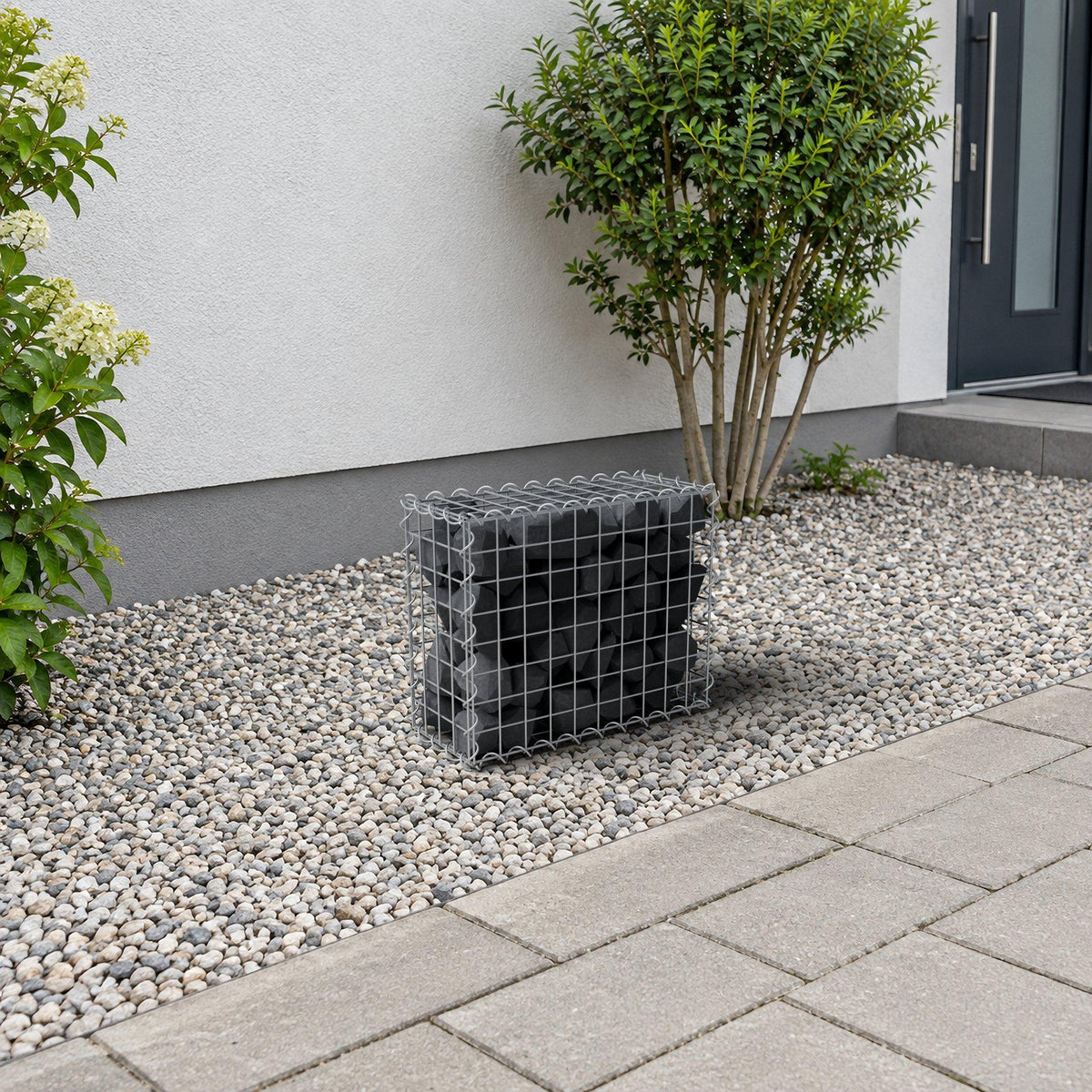 Gabion 50 cm x 40 cm x 20 cm (L x H x P), mailles 5 cm x 5 cm, spirale