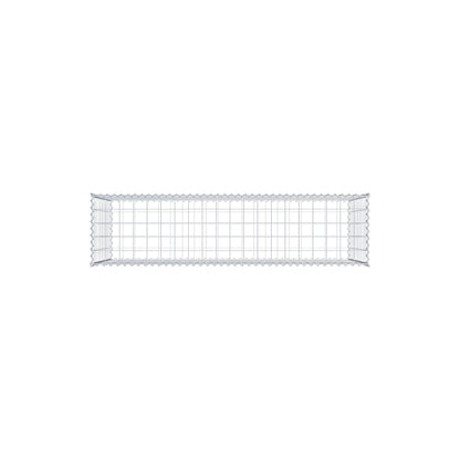 Gabion 200 cm x 100 cm x 50 cm (L x H x P), mailles 10 cm x 10 cm, spirale