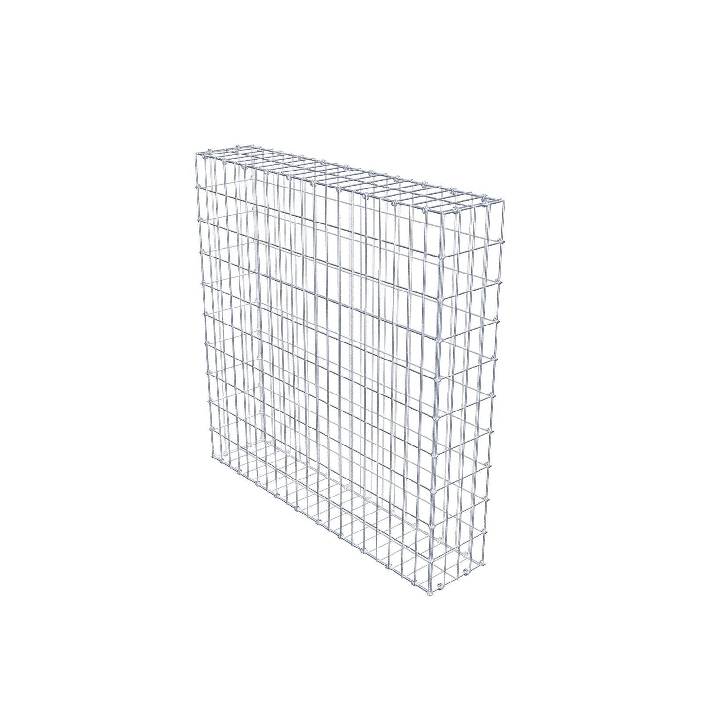 Schanskorf 100 cm x 100 cm x 20 cm (L x H x D), maaswijdte 5 x 10 cm, spiraalring