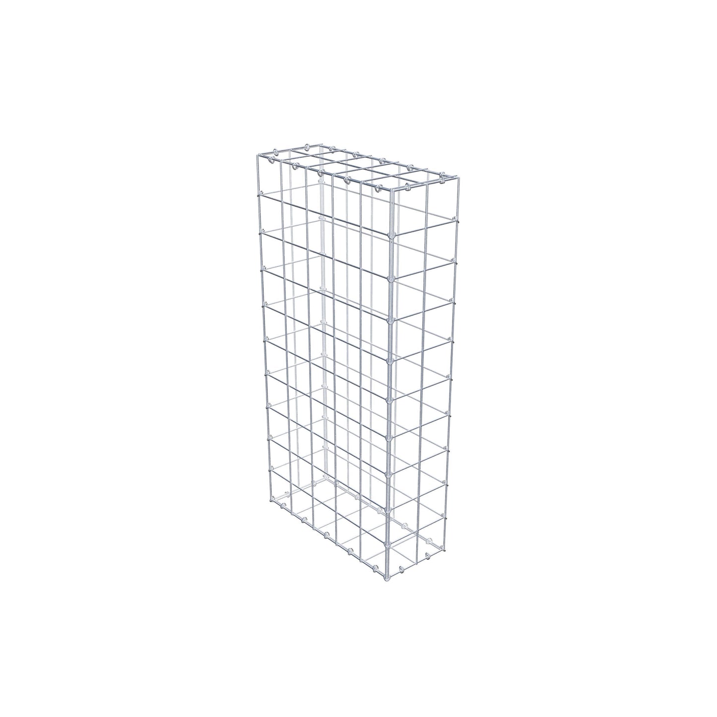 Gabion 100 cm x 50 cm x 20 cm (L x H x D), maskestørrelse 10 cm x 10 cm, C-ring