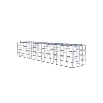 Gabião Tipo 3 100 cm x 20 cm x 20 cm (C x A x P), malhagem 5 cm x 5 cm, anel C