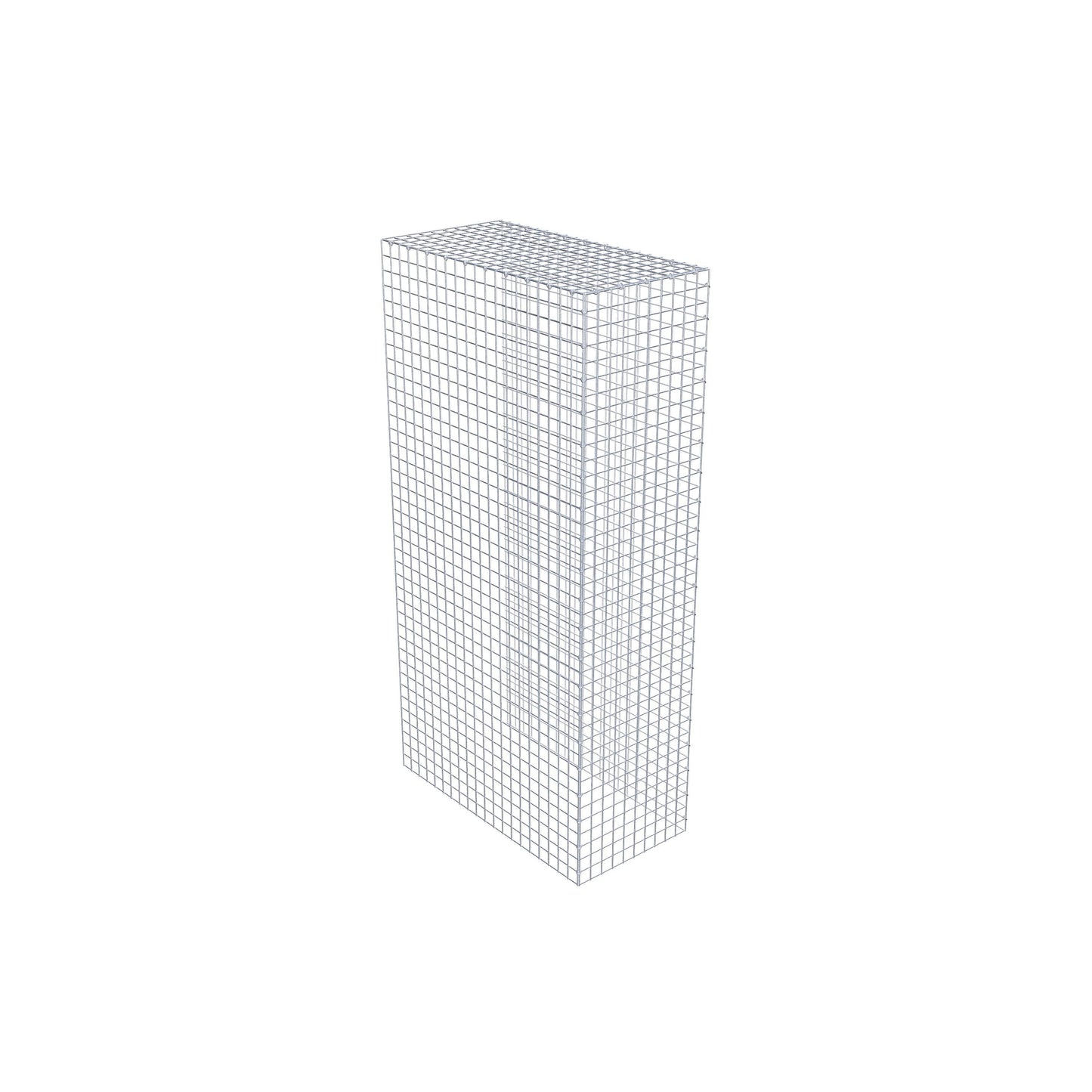 Monteret gabion type 4 200 cm x 100 cm x 50 cm (L x H x D), maskestørrelse 5 cm x 5 cm, C-ring