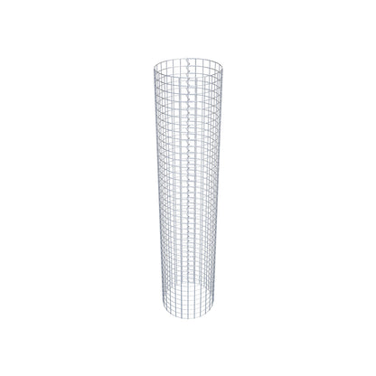 Colonna gabbionata rotonda 42 cm di diametro, 200 cm di altezza, maglia 5 cm x 5 cm
