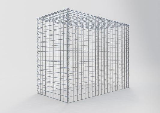 Add-on schanskorf type 3 100 cm x 80 cm x 50 cm (L x H x D), maaswijdte 5 cm x 5 cm, spiraalvormig