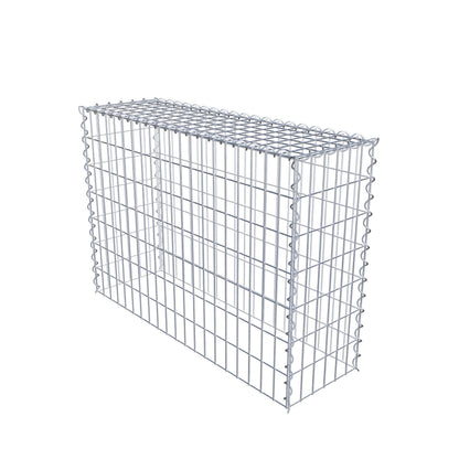 Aangegroeide schanskorf type 3 100 cm x 70 cm x 30 cm (L x H x D), maaswijdte 5 cm x 10 cm, spiraal