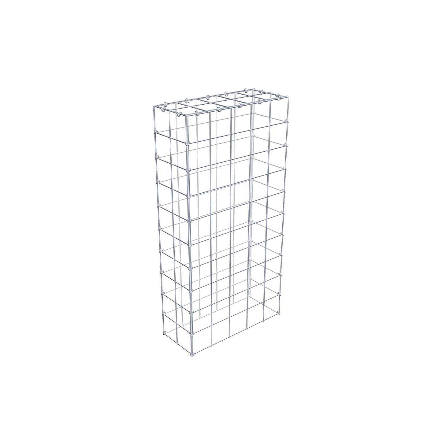 Gabião Tipo 3 100 cm x 20 cm x 50 cm (C x A x P), malhagem 10 cm x 10 cm, anel C