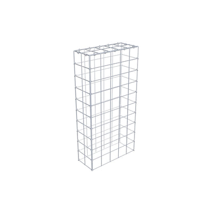 Gabião Tipo 3 100 cm x 20 cm x 50 cm (C x A x P), malhagem 10 cm x 10 cm, anel C