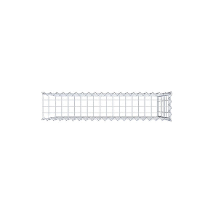 Gabião tipo 4 100 cm x 80 cm x 20 cm (C x A x P), malhagem 5 cm x 10 cm, espiral