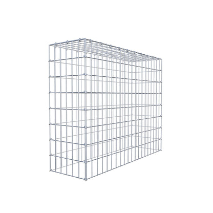 Monteret gabion type 3 100 cm x 80 cm x 30 cm (L x H x D), maskestørrelse 5 cm x 10 cm, C-ring