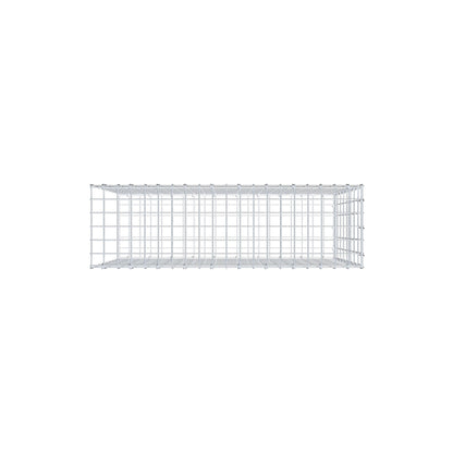 Anbaugabione Typ 2 100 cm x 80 cm x 30 cm, Maschenweite 5 cm x 10 cm, C-Ring