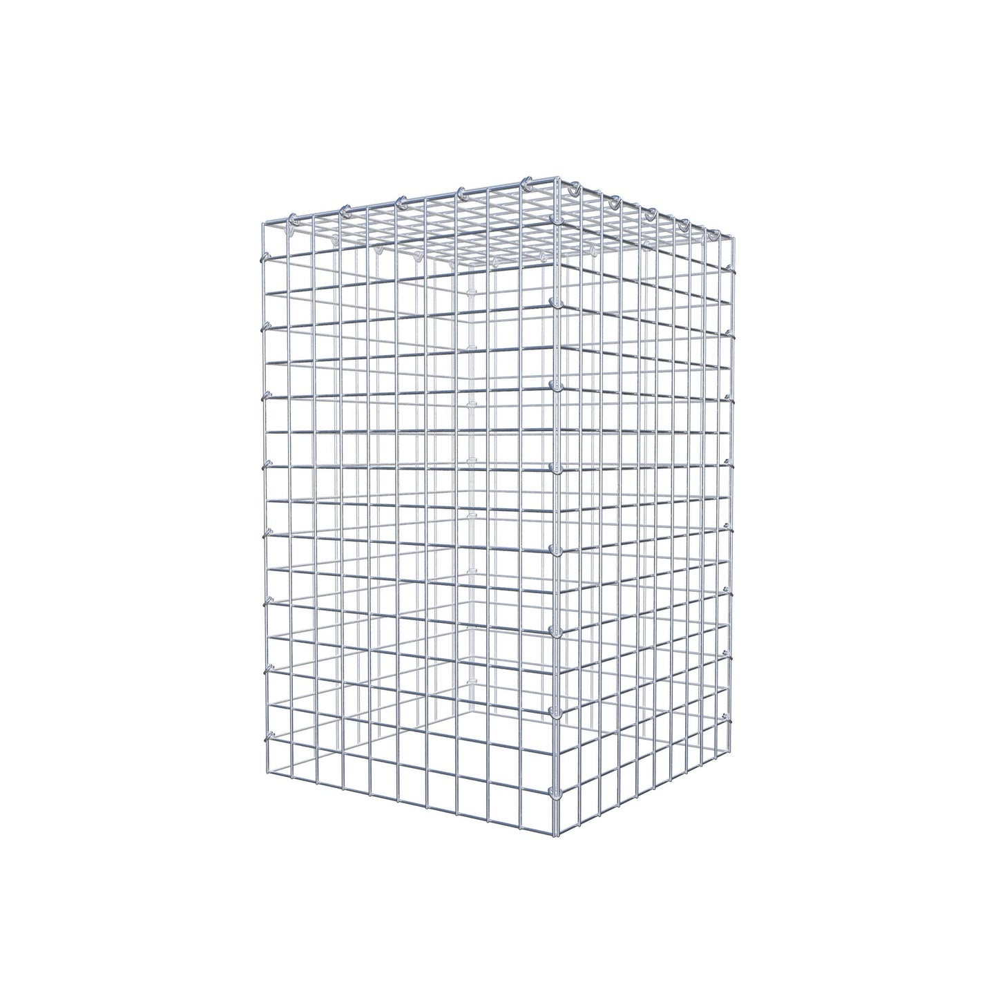 Anbaugabione Typ 3 80 cm x 50 cm x 50 cm (L x H x T), Maschenweite 5 cm x 5 cm, C-Ring