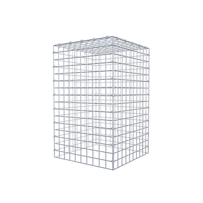 Anbaugabione Typ 3 80 cm x 50 cm x 50 cm (L x H x T), Maschenweite 5 cm x 5 cm, C-Ring