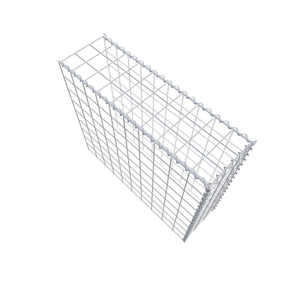Aangegroeide schanskorf type 4 100 cm x 90 cm x 30 cm (L x H x D), maaswijdte 10 cm x 10 cm, spiraal