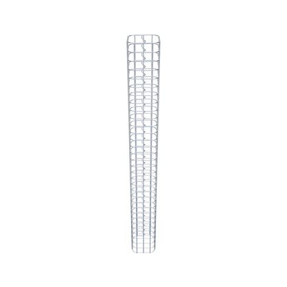 Schanskorfzuil vierkant 17 cm x 17 cm, 160 cm hoog, MW 5 cm x 5 cm