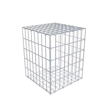 Monteret gabion type 2 50 cm x 40 cm x 40 cm, maskestørrelse 5 cm x 10 cm, C-ring