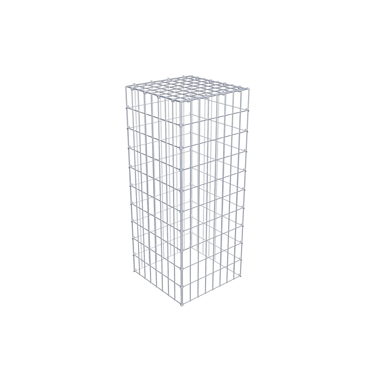 Type 3 oplegkorf 100 cm x 40 cm x 40 cm (L x H x D), maaswijdte 5 cm x 10 cm, C-ring