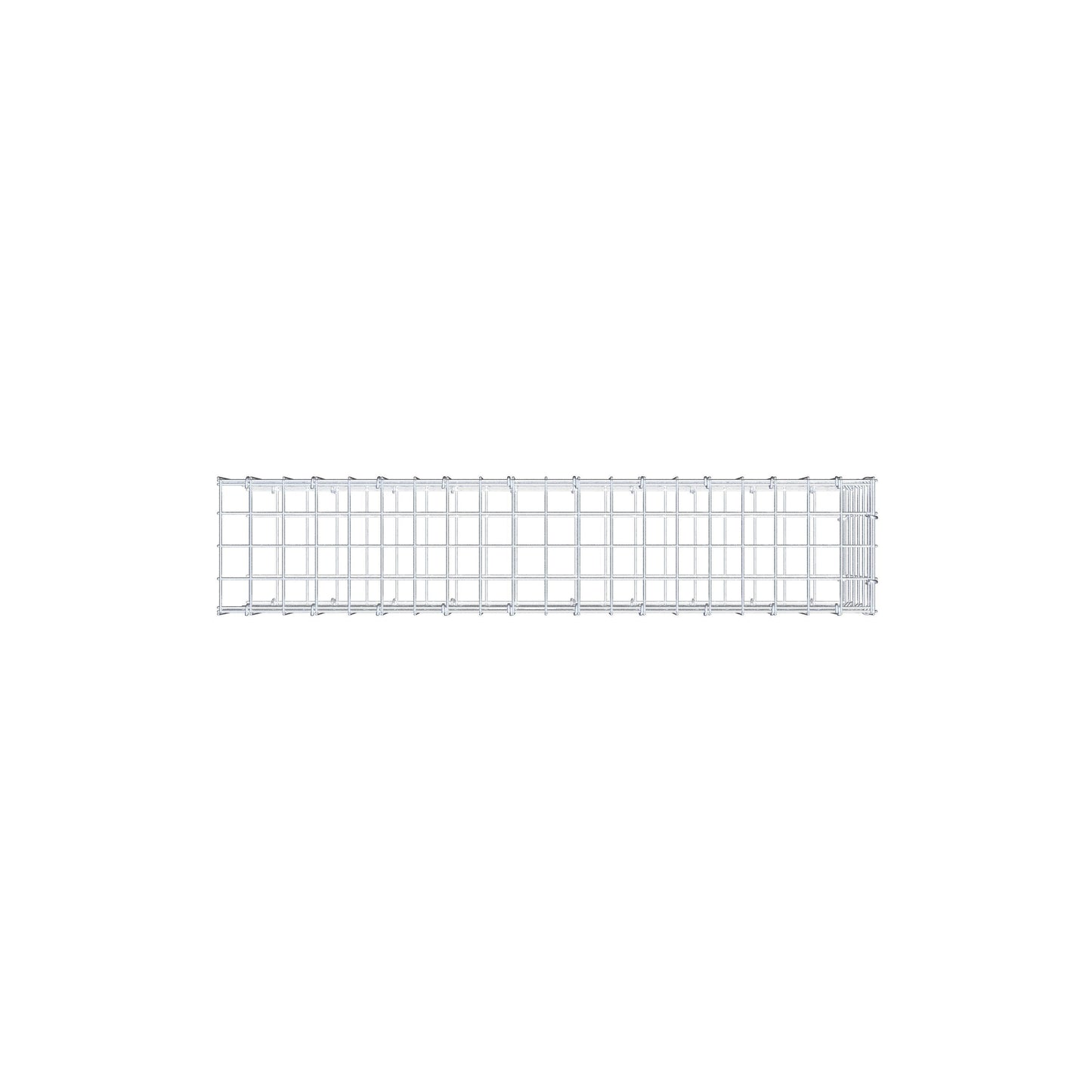 Gabião Tipo 2 100 cm x 30 cm x 20 cm (C x A x P), malhagem 5 cm x 5 cm, anel C