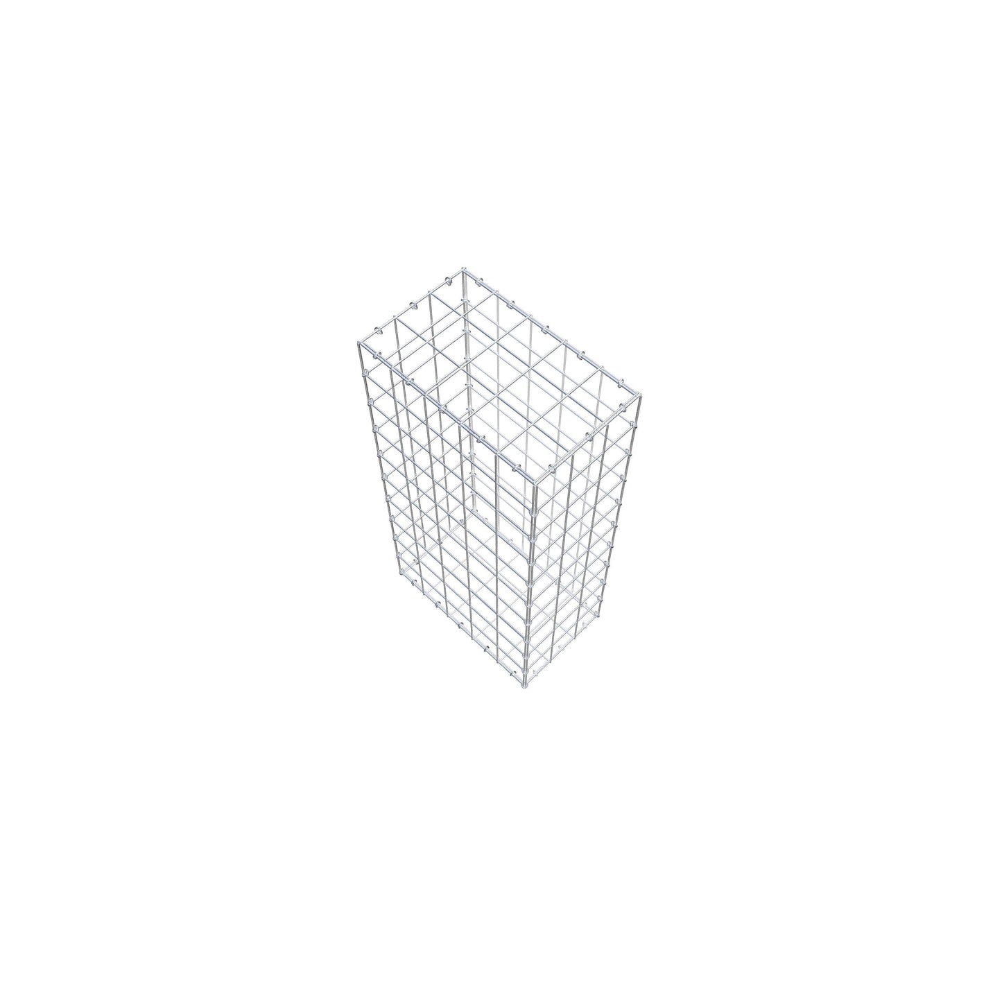 Gabion 100 cm x 50 cm x 30 cm (L x H x D), mesh size 10 cm x 10 cm, C-ring