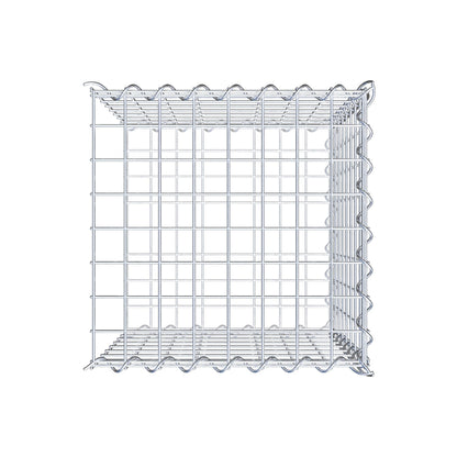 Gabbione aggiuntivo tipo 2 40 cm x 40 cm x 40 cm (L x H x P), dimensione maglia 5 cm x 5 cm, a spirale