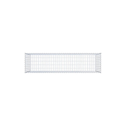 Schanskorf 200 cm x 100 cm x 50 cm (L x H x D), maaswijdte 5 cm x 10 cm, spiraalvormig